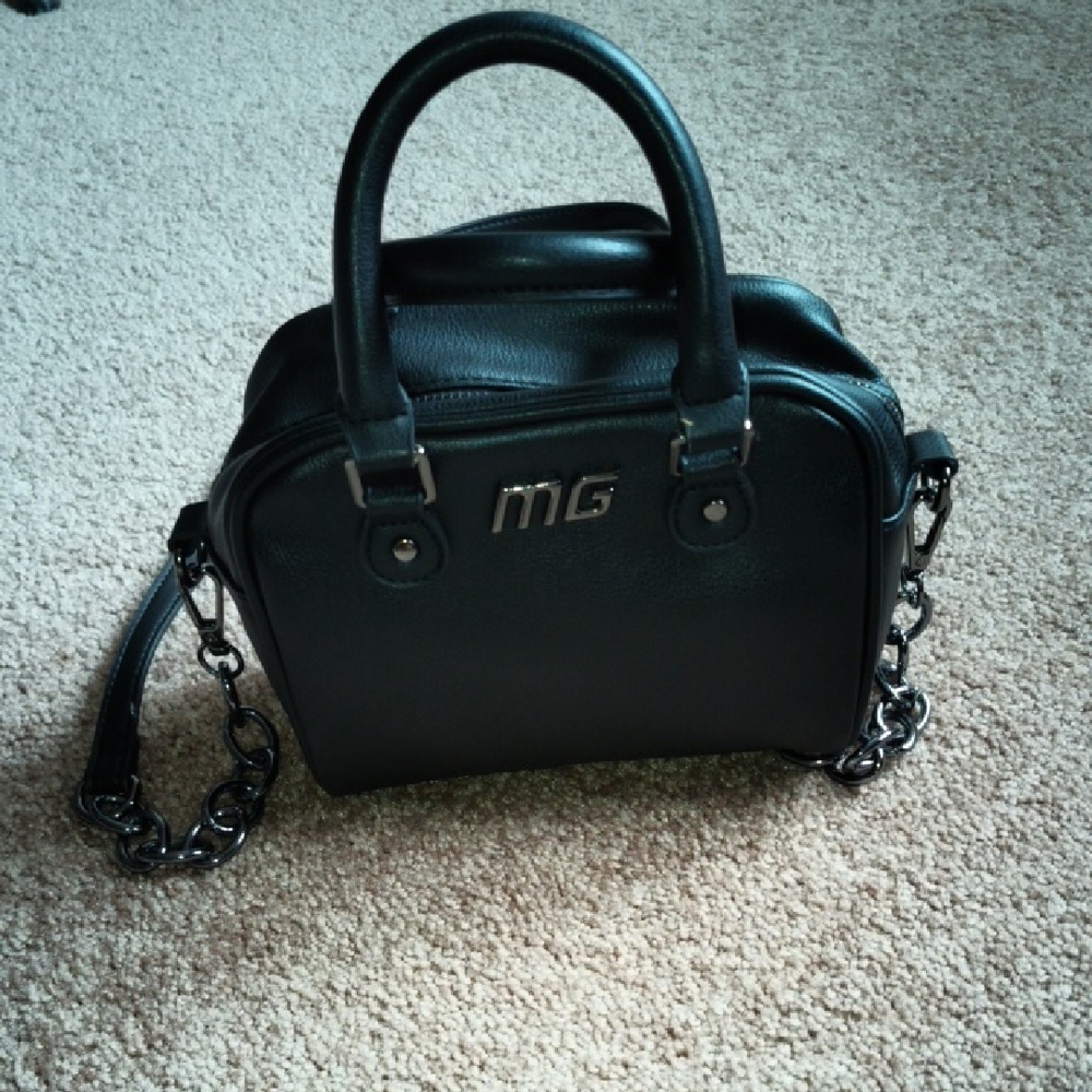 Black Leather Handbag